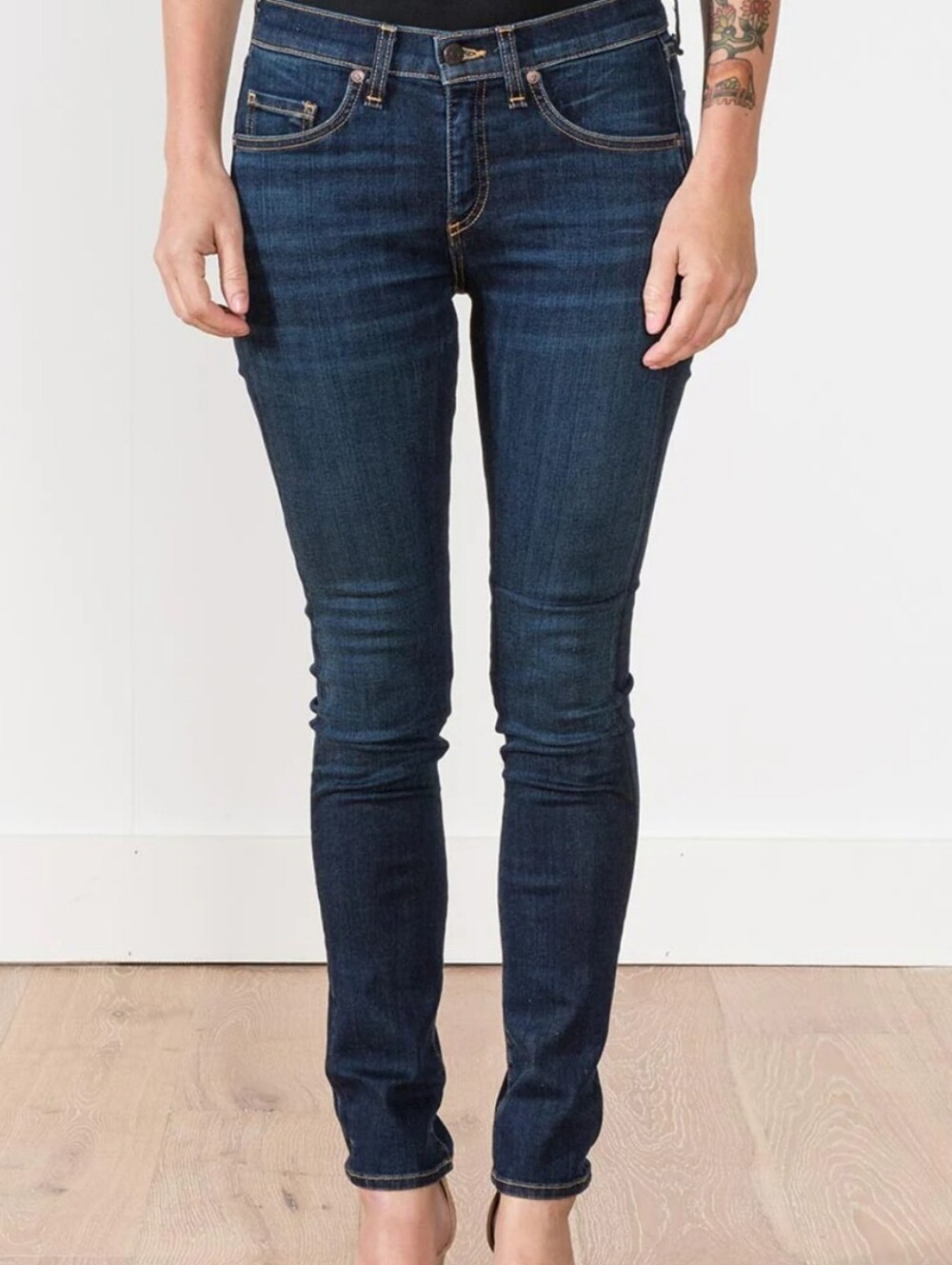 Veronica Beard Brooke Skinny Jeans In Indigo Dark Wash